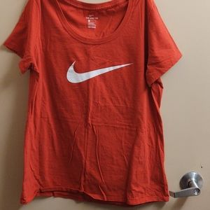 Red womens Nike shirt